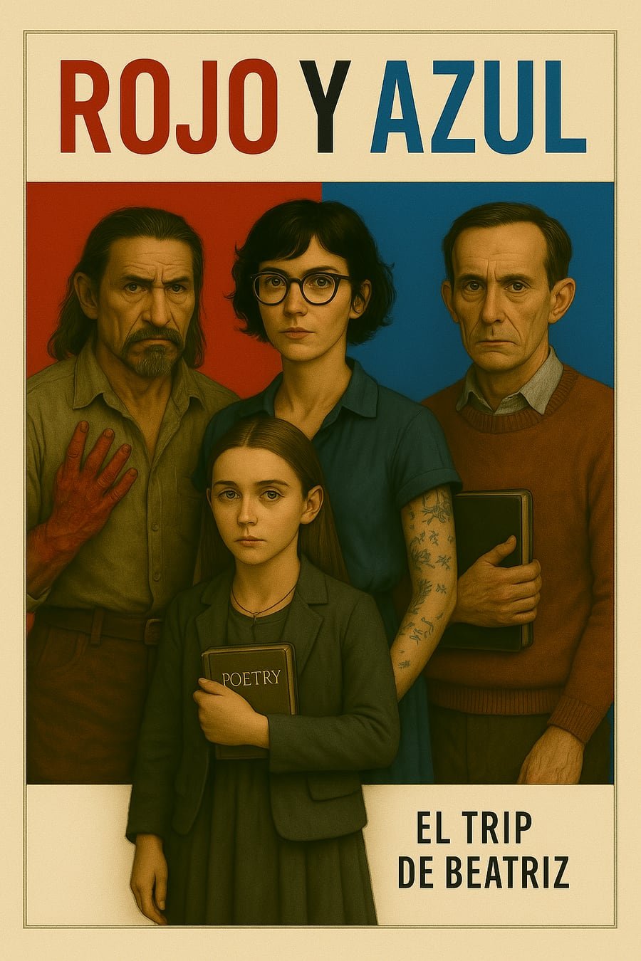 Portada de Rojo y Azul